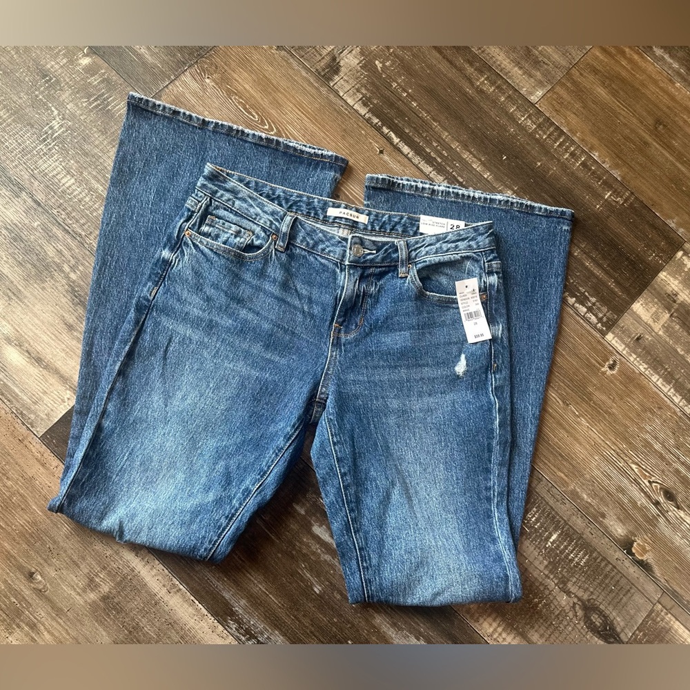 Pacsun Y2K low rise stretch flare jean size 28 NWT
